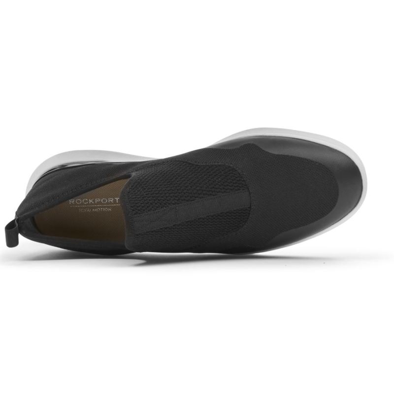 ROCKPORT - WOMEN'S TOTAL MOTION SPORT MESH SLIP-ON-BLACK ECO