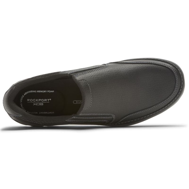 ROCKPORT - MEN'S GET YOUR KICKS MUDGUARD SLIP-ON-BLACK