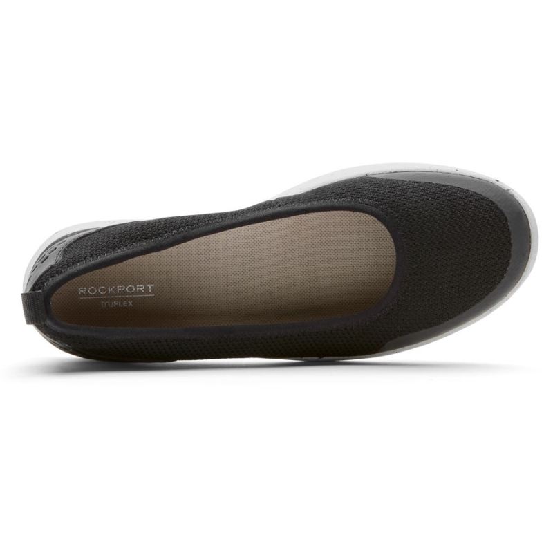 ROCKPORT - WOMEN'S TRUFLEX FLY KNIT BALLET FLAT-BLACK