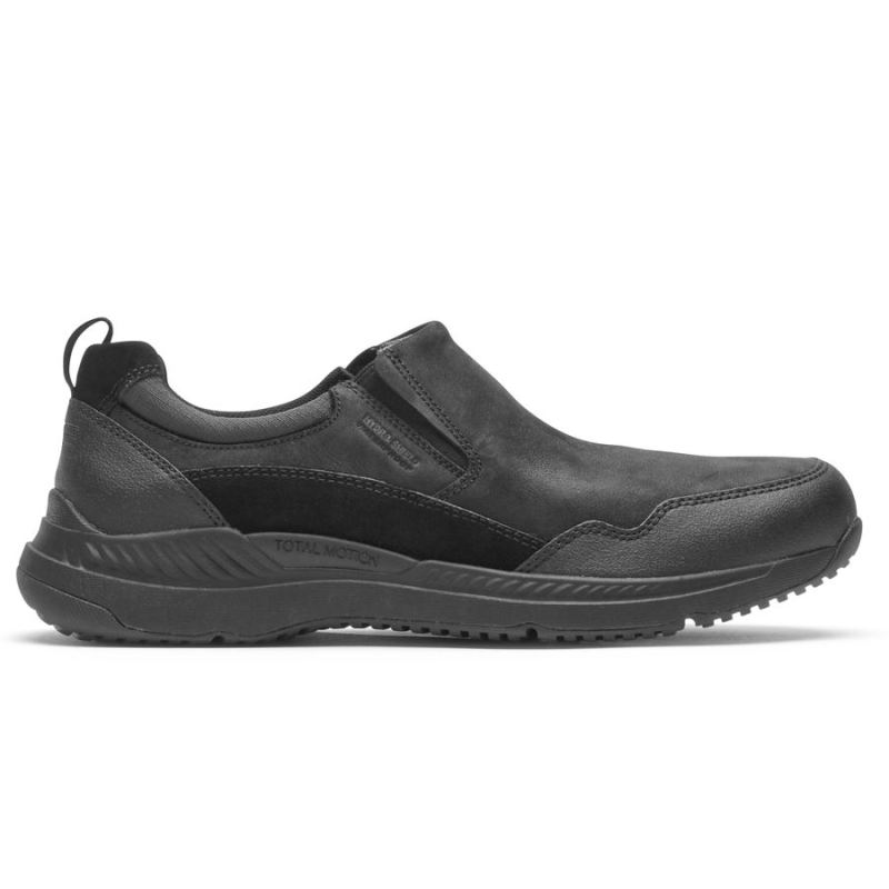 ROCKPORT - MEN'S TOTAL MOTION TRAIL SLIP-ON-WATERPROOF-Black