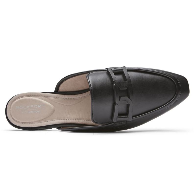 ROCKPORT - WOMEN'S TOTAL MOTION LAYLANI SLIDE LOAFER-BLACK