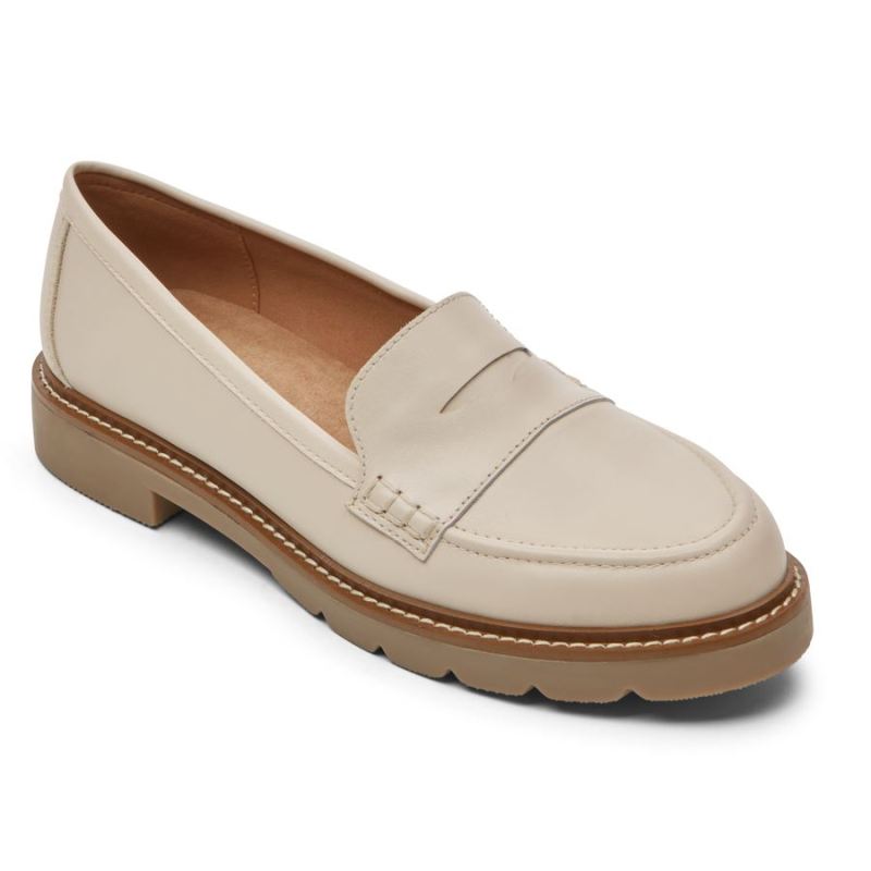 ROCKPORT - WOMEN'S KACEY PENNY LOAFER-VANILLA