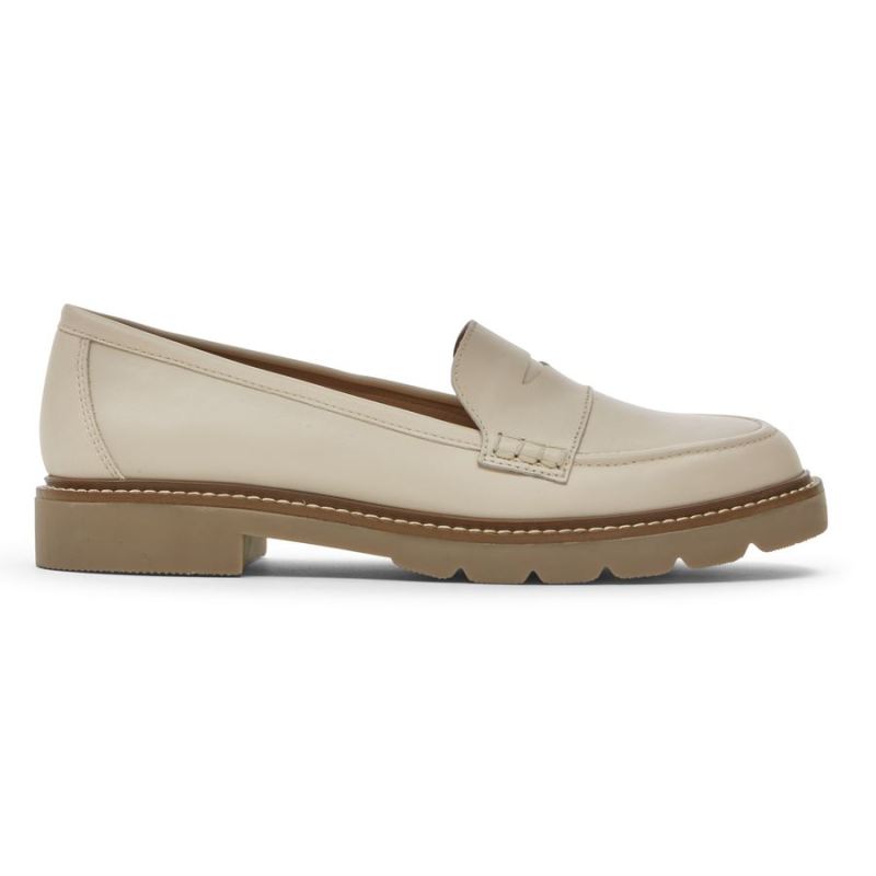 ROCKPORT - WOMEN'S KACEY PENNY LOAFER-VANILLA