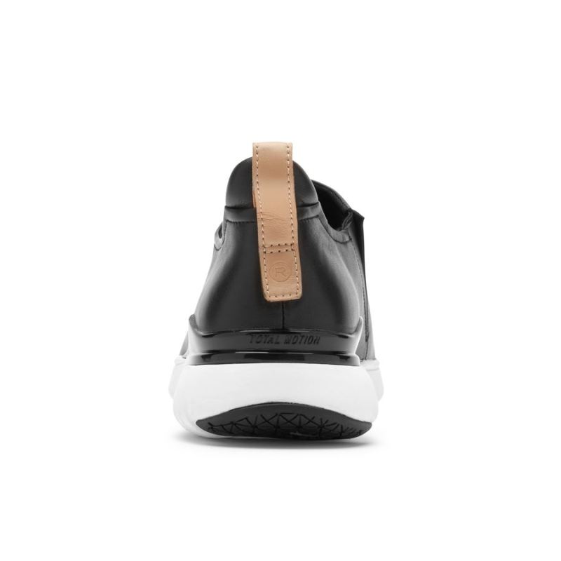 ROCKPORT - WOMEN'S TOTAL MOTION SPORT HIGH SLIP-ON-BLACK LEATHER