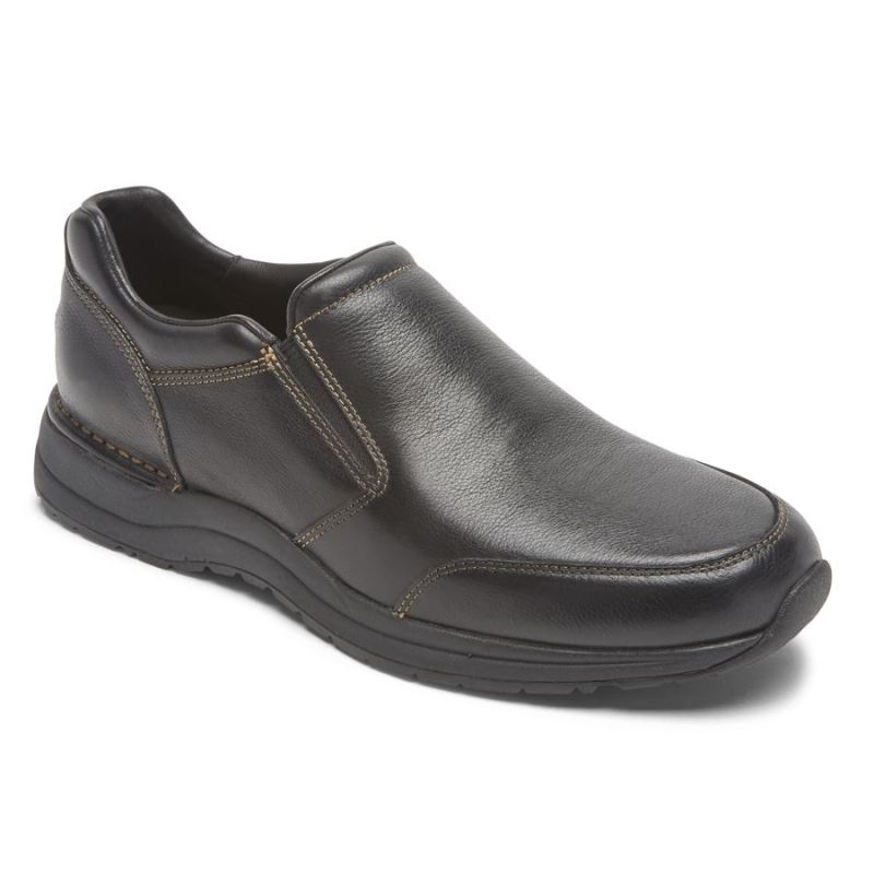 ROCKPORT - MEN'S EDGE HILL 2 DOUBLE GORE SLIP-ON-BLACK