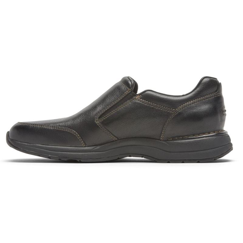 ROCKPORT - MEN'S EDGE HILL 2 DOUBLE GORE SLIP-ON-BLACK