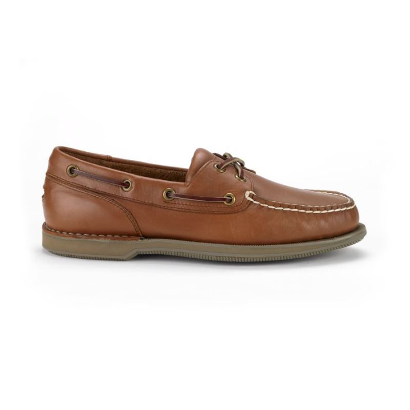 ROCKPORT - MEN'S PERTH BOAT SHOE-TIMBER