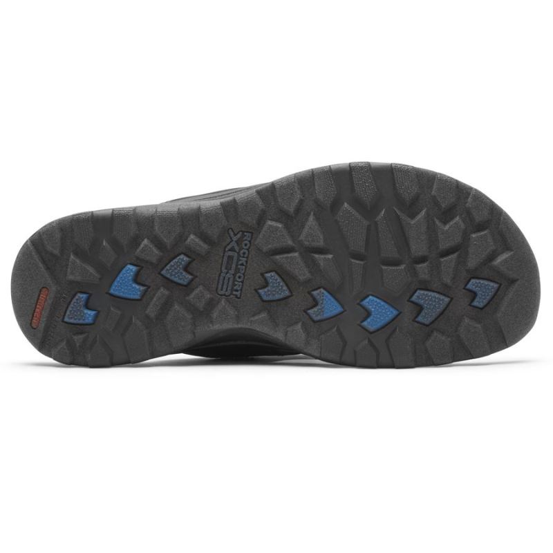 ROCKPORT - MEN'S XCS TRAIL TECHNIQUE VELCRO SLIDE-BLACK