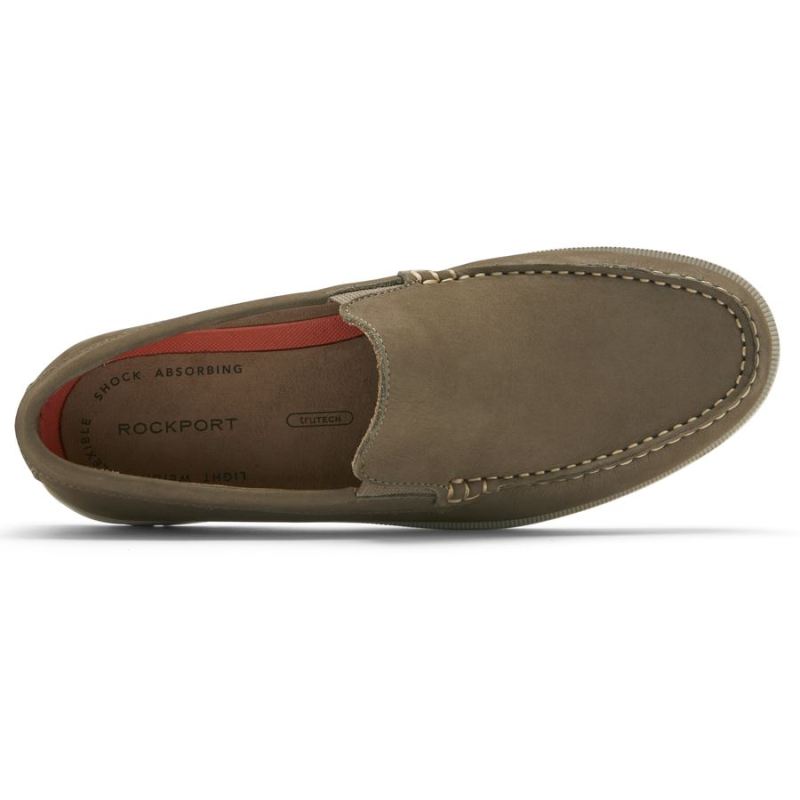 ROCKPORT - MEN'S PALMER VENETIAN LOAFER-VICUNA NUBUCK