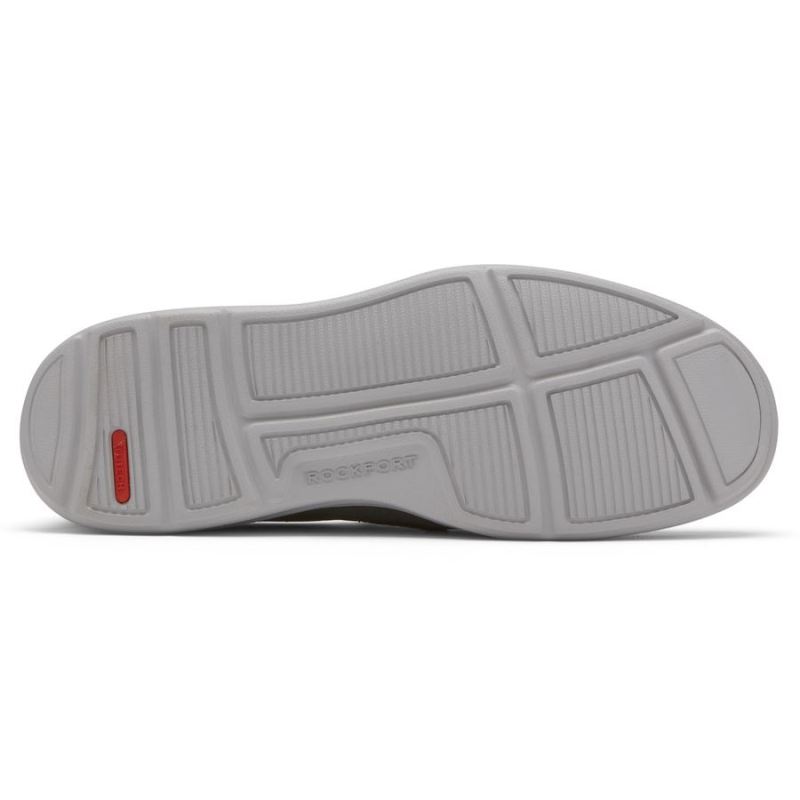 ROCKPORT - MEN'S BECKWITH SLIP-ON-MAGNET GREY CANVAS/NUBUCK