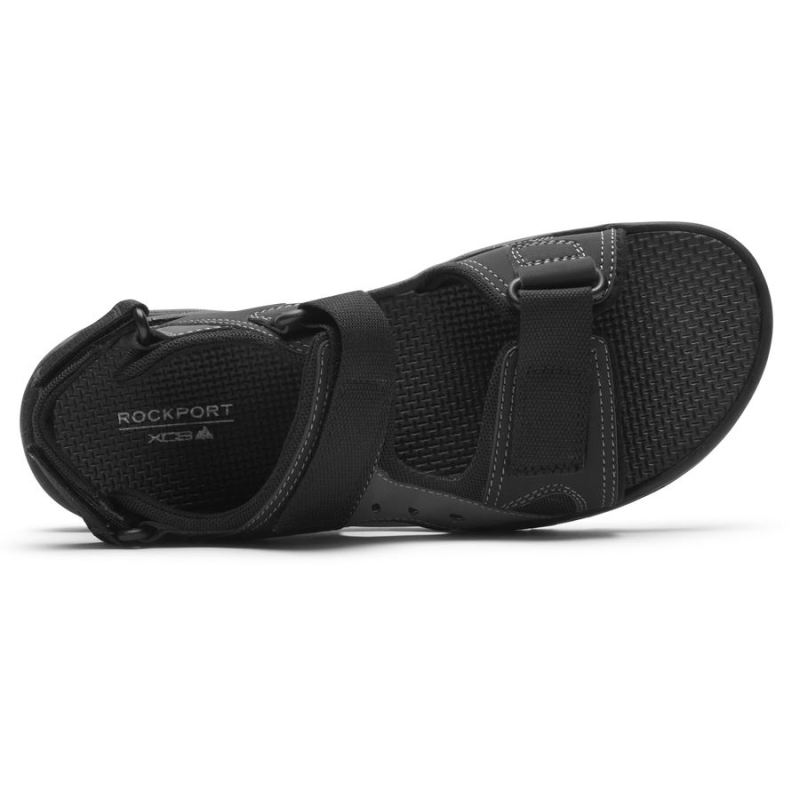 ROCKPORT - MEN'S XCS TRAIL TECHNIQUE ADJUSTABLE SANDAL-BLACK MULTI