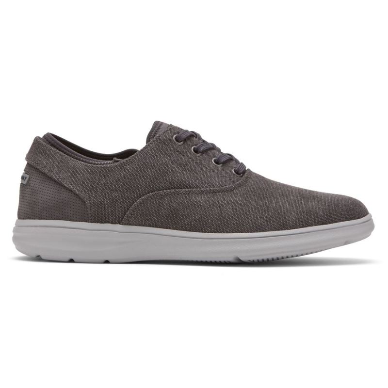 ROCKPORT - MEN'S ZADEN CVO SNEAKER-MAGNET CANVAS NUBUCK