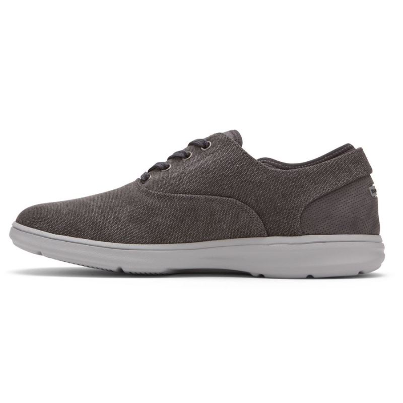 ROCKPORT - MEN'S ZADEN CVO SNEAKER-MAGNET CANVAS NUBUCK