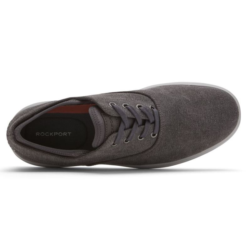 ROCKPORT - MEN'S ZADEN CVO SNEAKER-MAGNET CANVAS NUBUCK