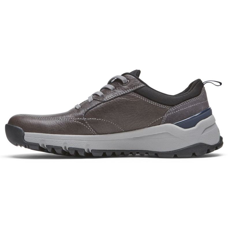 ROCKPORT - MEN'S GLASTONBURY UBAL-WATERPROOF-STEEL GREY LEATHER/SUEDE