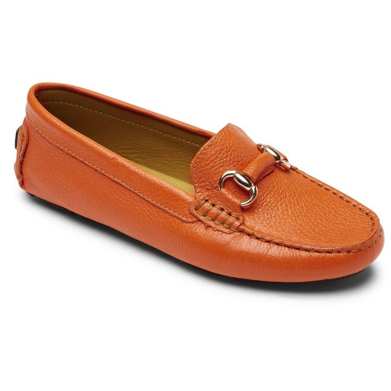 ROCKPORT - WOMEN'S BAYVIEW BIT KEEPER LOAFER-ORANGE