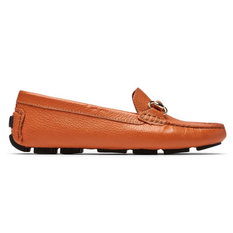 ROCKPORT - WOMEN'S BAYVIEW BIT KEEPER LOAFER-ORANGE