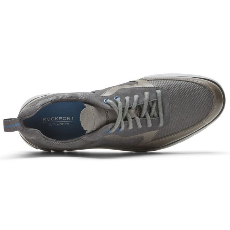 ROCKPORT - MEN'S TOTAL MOTION SPORT MESH OXFORD-STEEL GREY