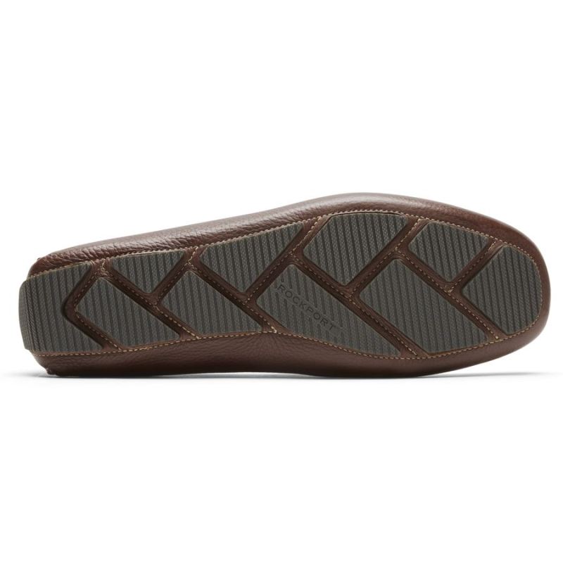 ROCKPORT - MEN'S RHYDER TIE SLIPPER-Mahogany