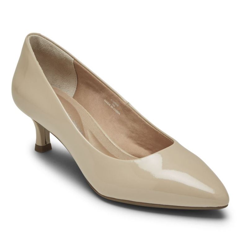 ROCKPORT - WOMEN'S TRU365 50MM HEEL-BEIGE PATENT