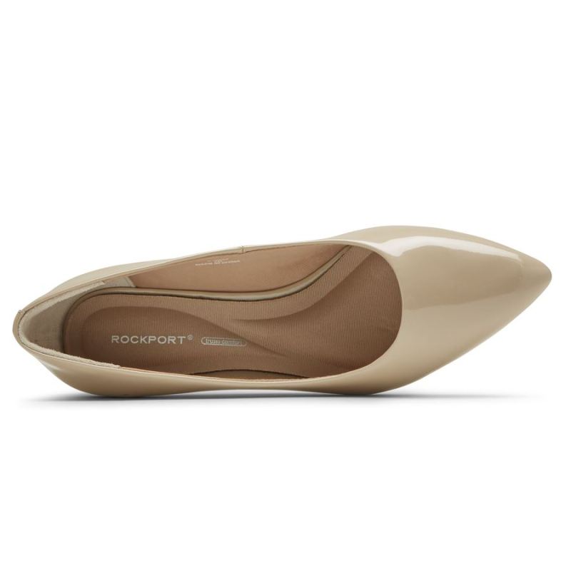 ROCKPORT - WOMEN'S TRU365 50MM HEEL-BEIGE PATENT