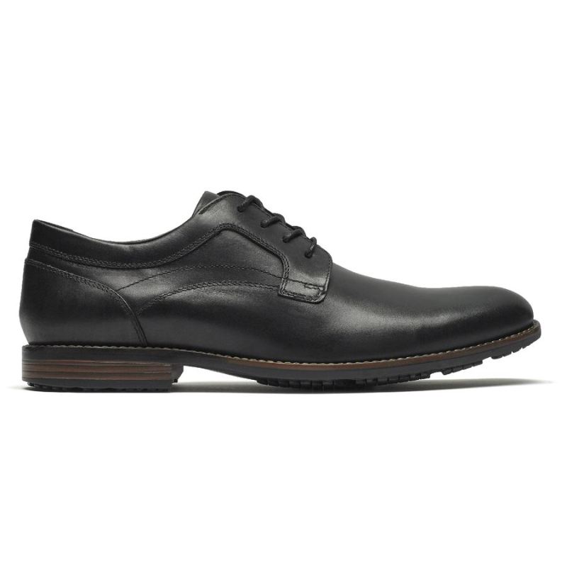 ROCKPORT - MEN'S DUSTYN PLAIN TOE OXFORD-BLACK