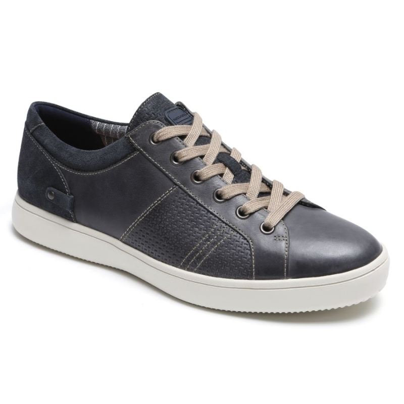 ROCKPORT - MEN'S COLLE TIE SNEAKER-BLUE/GREY