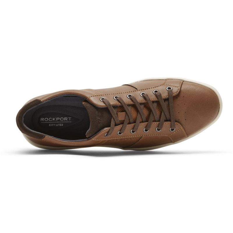 ROCKPORT - MEN'S JARVIS LACE-TO-TOE SNEAKER-TAN