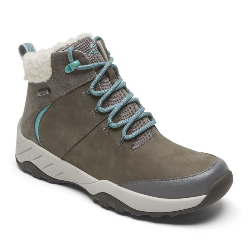 ROCKPORT - WOMEN'S XCS SPRUCE PEAK BOOT-WATERPROOF-GREY