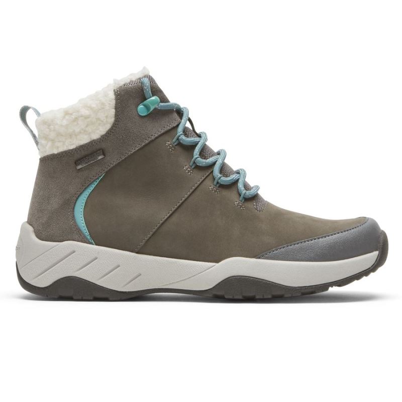 ROCKPORT - WOMEN'S XCS SPRUCE PEAK BOOT-WATERPROOF-GREY