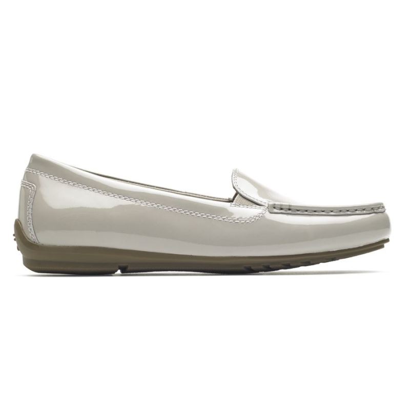 ROCKPORT - WOMEN'S TOTAL MOTION DRIVER MOC LOAFER-SMOG