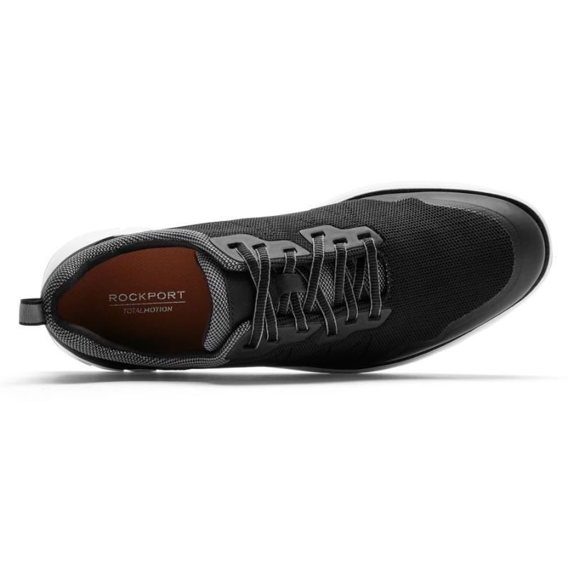 ROCKPORT - MEN'S TOTAL MOTION SPORT MUDGUARD SNEAKER-BLACK