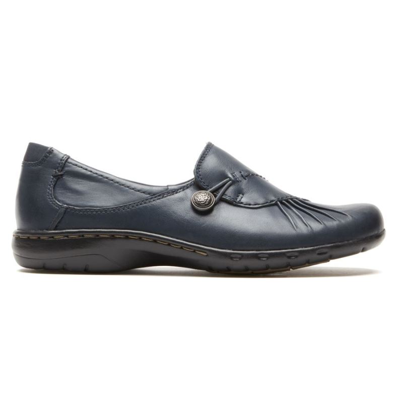 ROCKPORT - WOMEN'S COBB HILL PAULETTE SLIP-ON-NAVY