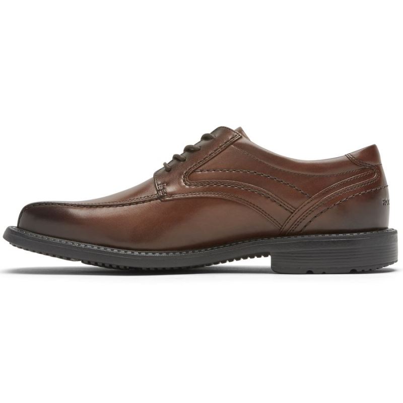 ROCKPORT - MEN'S STYLE LEADER 2 BIKE TOE OXFORD-New Brown Gradient