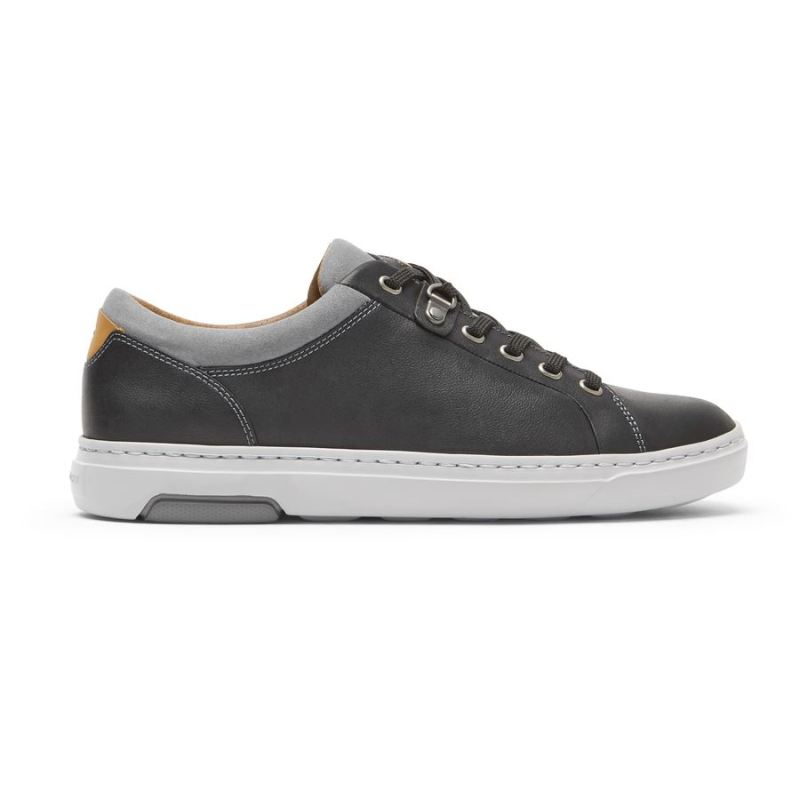 ROCKPORT - MEN'S PULSETECH CUPSOLE SNEAKER-BLACK LEATHER II