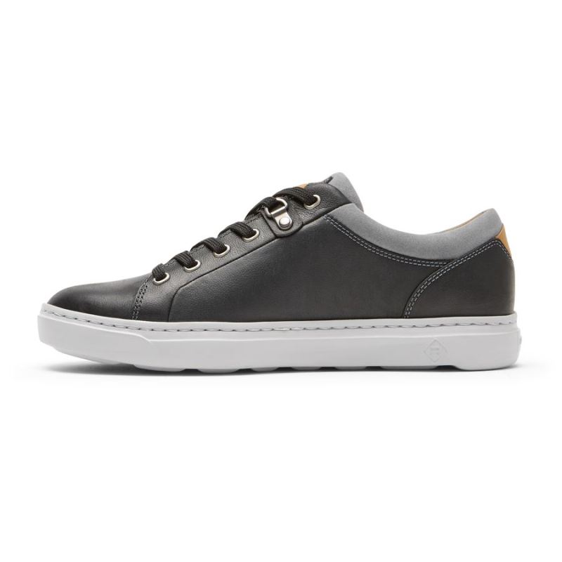 ROCKPORT - MEN'S PULSETECH CUPSOLE SNEAKER-BLACK LEATHER II