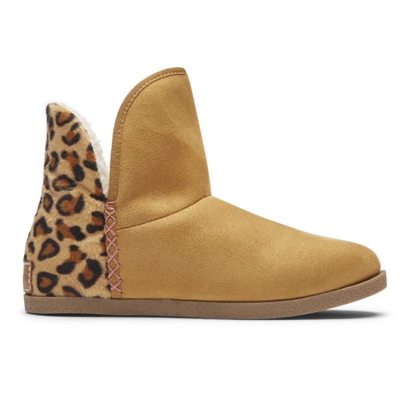 ROCKPORT - WOMEN'S TRUTECH VEDA SLIPPER BOOT-LEOPARD