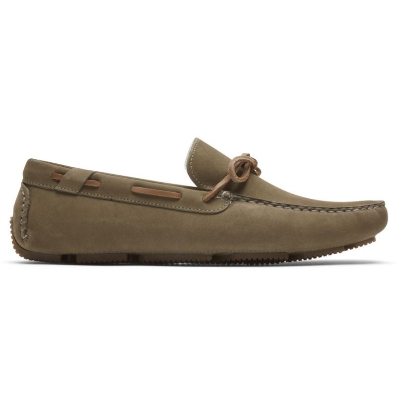 ROCKPORT - MEN'S RHYDER TIE SLIPPER-Vicuna