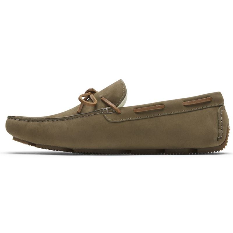 ROCKPORT - MEN'S RHYDER TIE SLIPPER-Vicuna