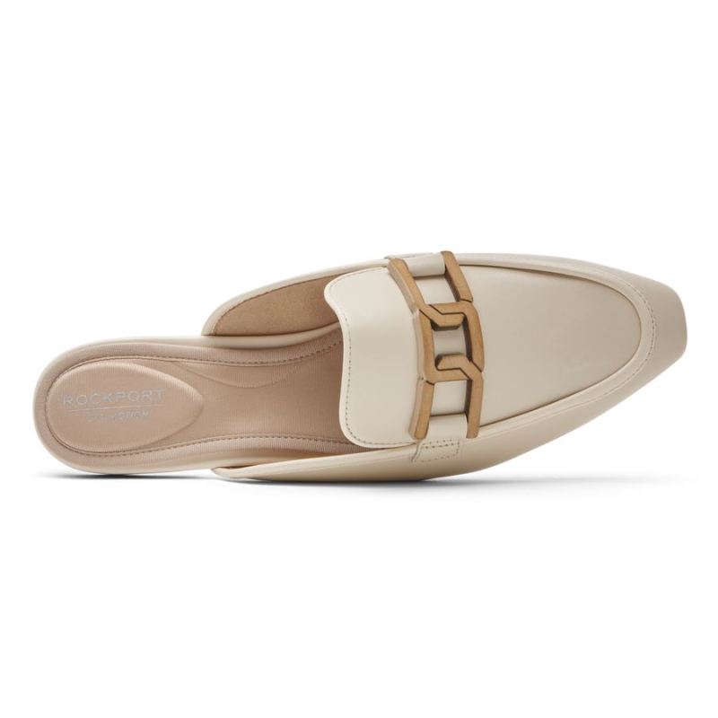 ROCKPORT - WOMEN'S TOTAL MOTION LAYLANI SLIDE LOAFER-VANILLA