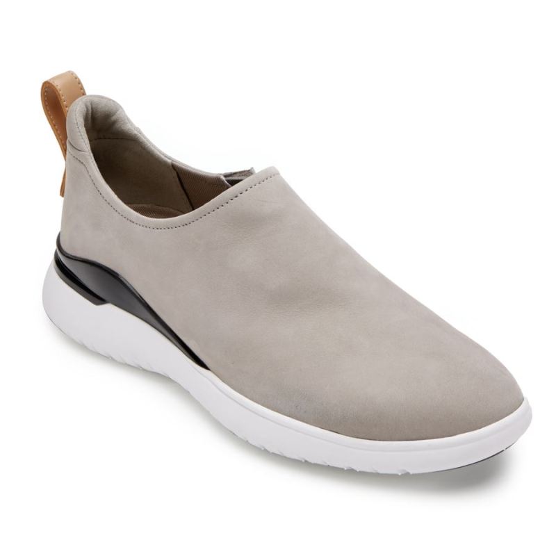 ROCKPORT - WOMEN'S TOTAL MOTION SPORT HIGH SLIP-ON-STEEL GREY NUBUCK