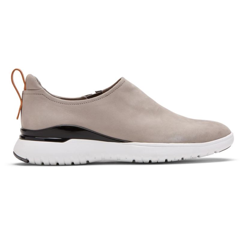 ROCKPORT - WOMEN'S TOTAL MOTION SPORT HIGH SLIP-ON-STEEL GREY NUBUCK