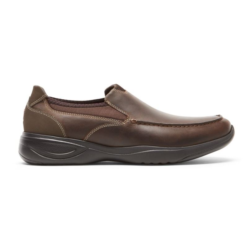 ROCKPORT - MEN'S METRO PATH SLIP-ON-JAVA LEATHER