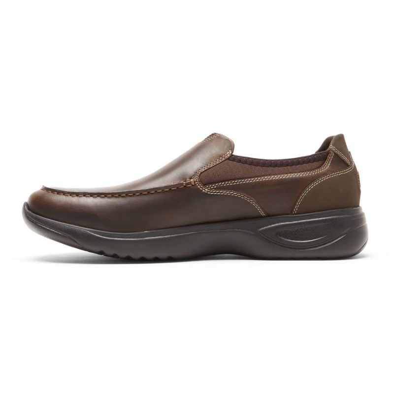 ROCKPORT - MEN'S METRO PATH SLIP-ON-JAVA LEATHER