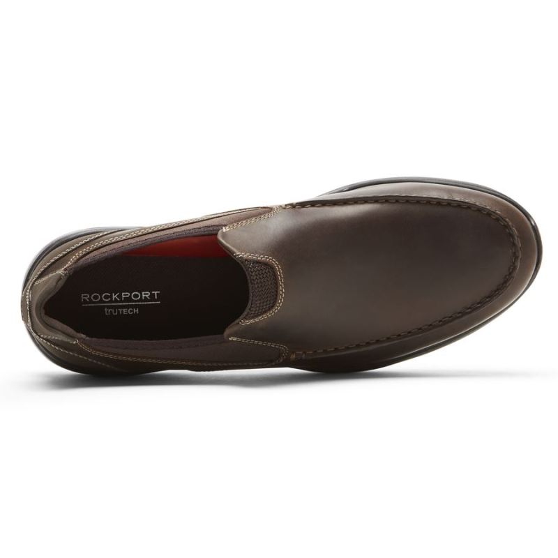 ROCKPORT - MEN'S METRO PATH SLIP-ON-JAVA LEATHER