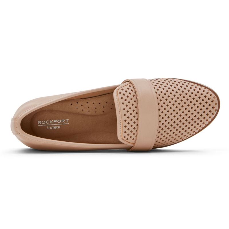 ROCKPORT - WOMEN'S STACIE PERFORATED LOAFER-PINK