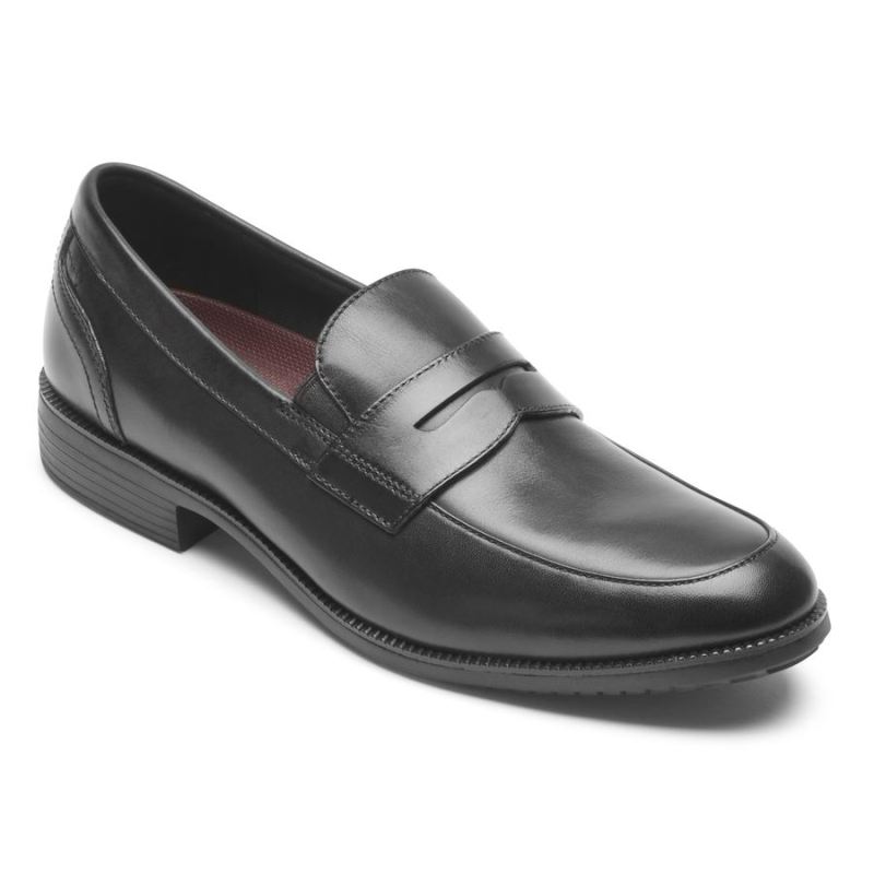 ROCKPORT - MEN'S TOTAL MOTION DRESSPORT PENNY LOAFER-BLACK