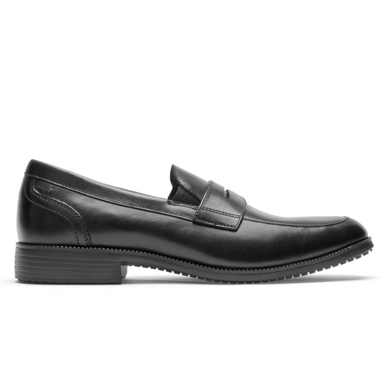 ROCKPORT - MEN'S TOTAL MOTION DRESSPORT PENNY LOAFER-BLACK