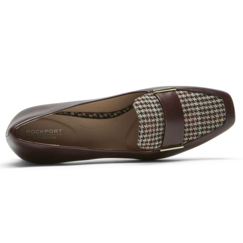 ROCKPORT - WOMEN'S TOTAL MOTION ESMA LOAFER-BOURBON PLAID