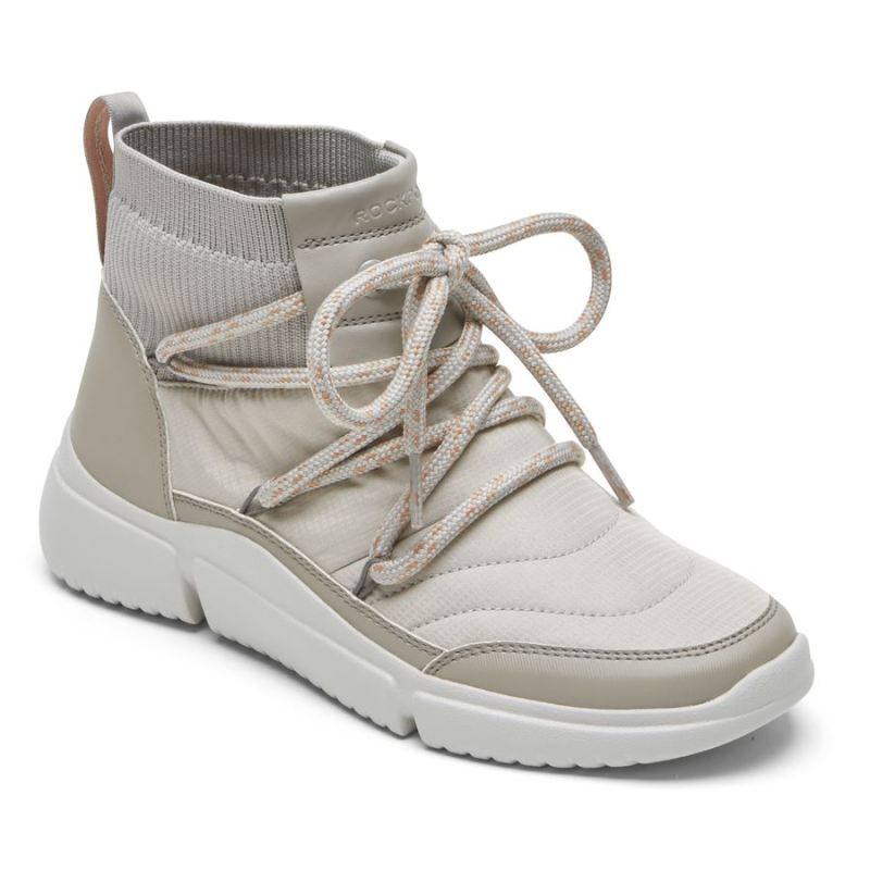 ROCKPORT - WOMEN'S R-EVOLUTION WASHABLE QUILTED BOOTIE-GREY